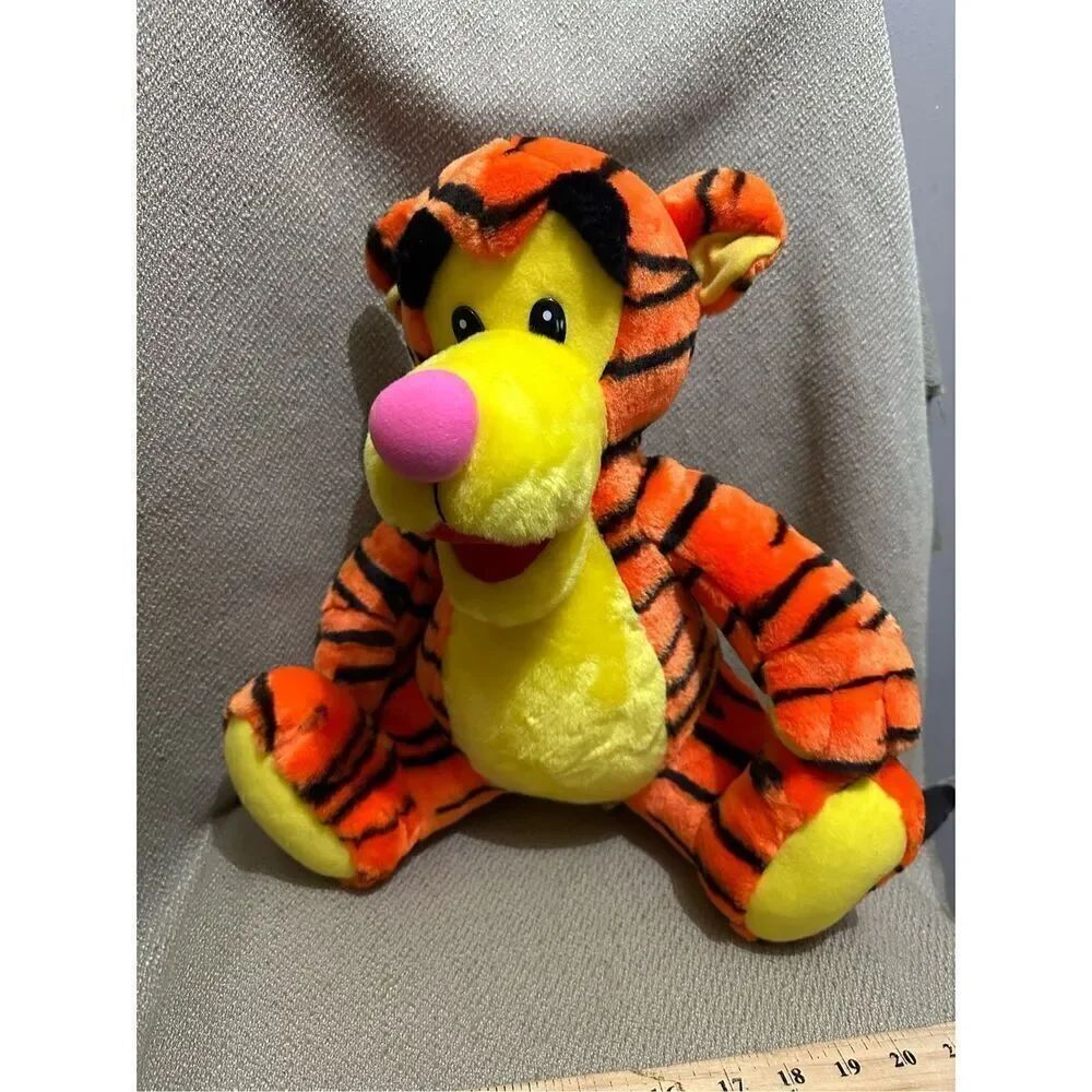 Vintage Great American Toy Company Tiger Plush Stuffed Retro Large 14” GUC